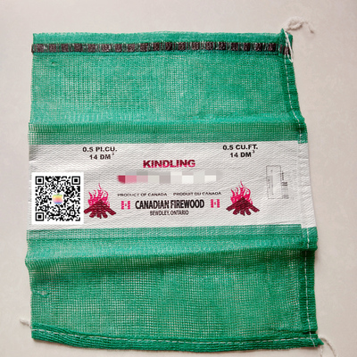 Firewood Mesh Bags With Brand