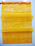 Yellow Circular Mesh bag